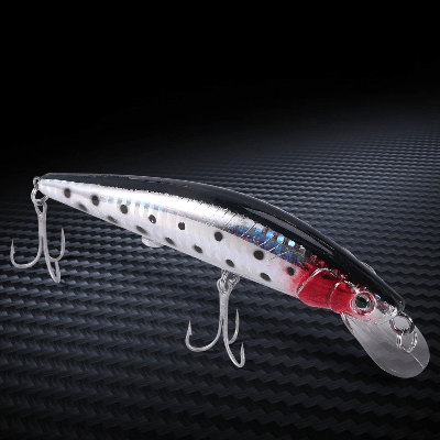 Leurre de Peche - FishingLureBait™ - Blanc & Rouge - Coin Pêcheur