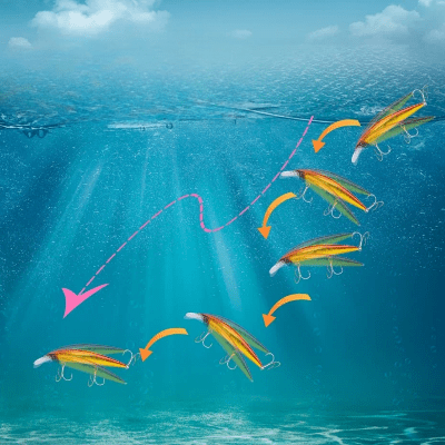 Leurre de Peche - FishingLureBait™ - Orange - Coin Pêcheur