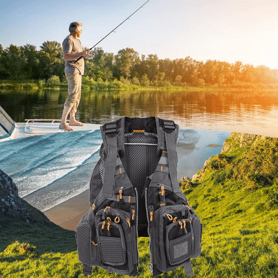 Veste Imperméable Respirante Homme - FishingVestOutdoor™ - Vert - Coin Pêcheur